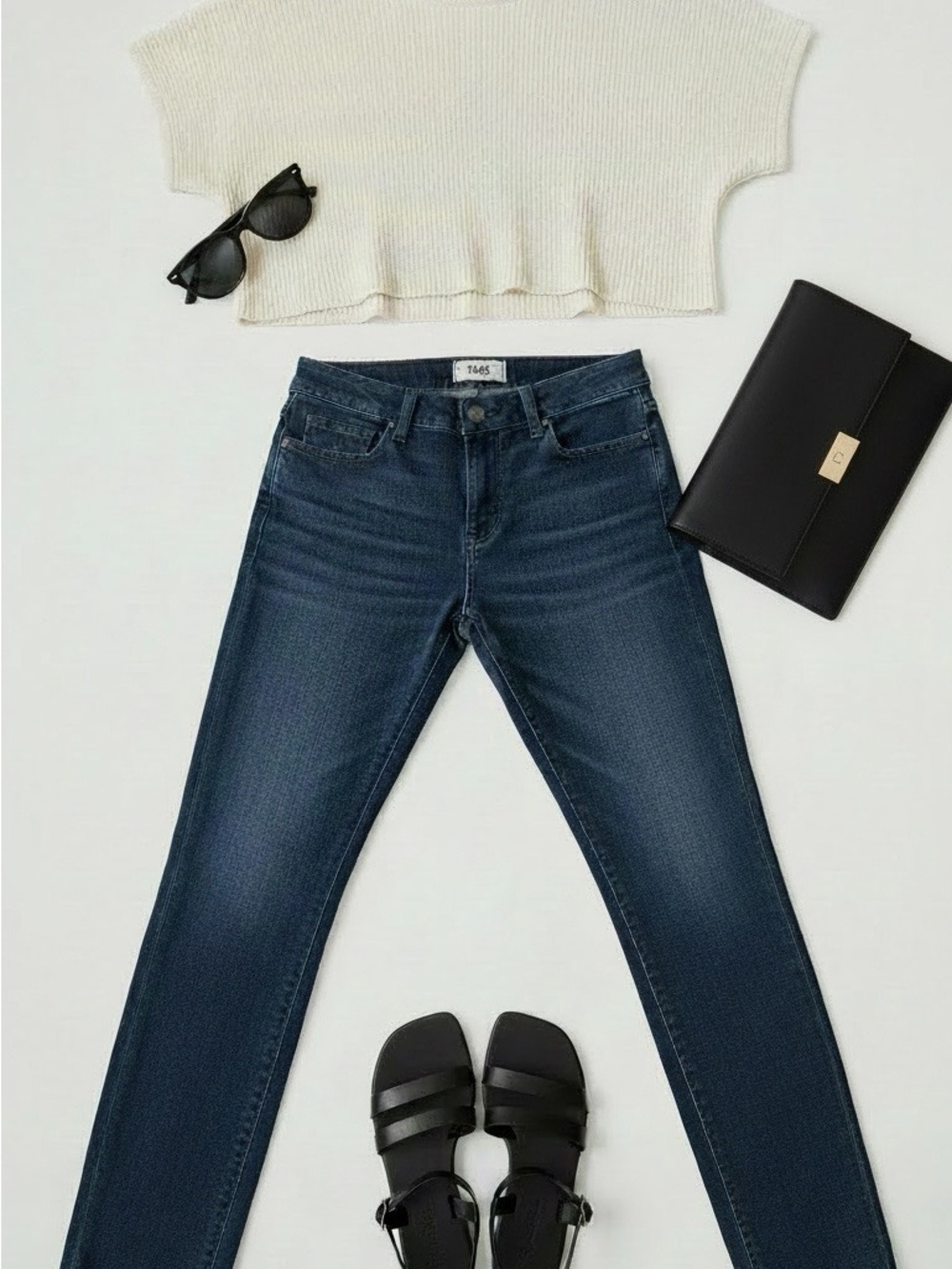 PAIGE Dark Indigo Skinny Jeans